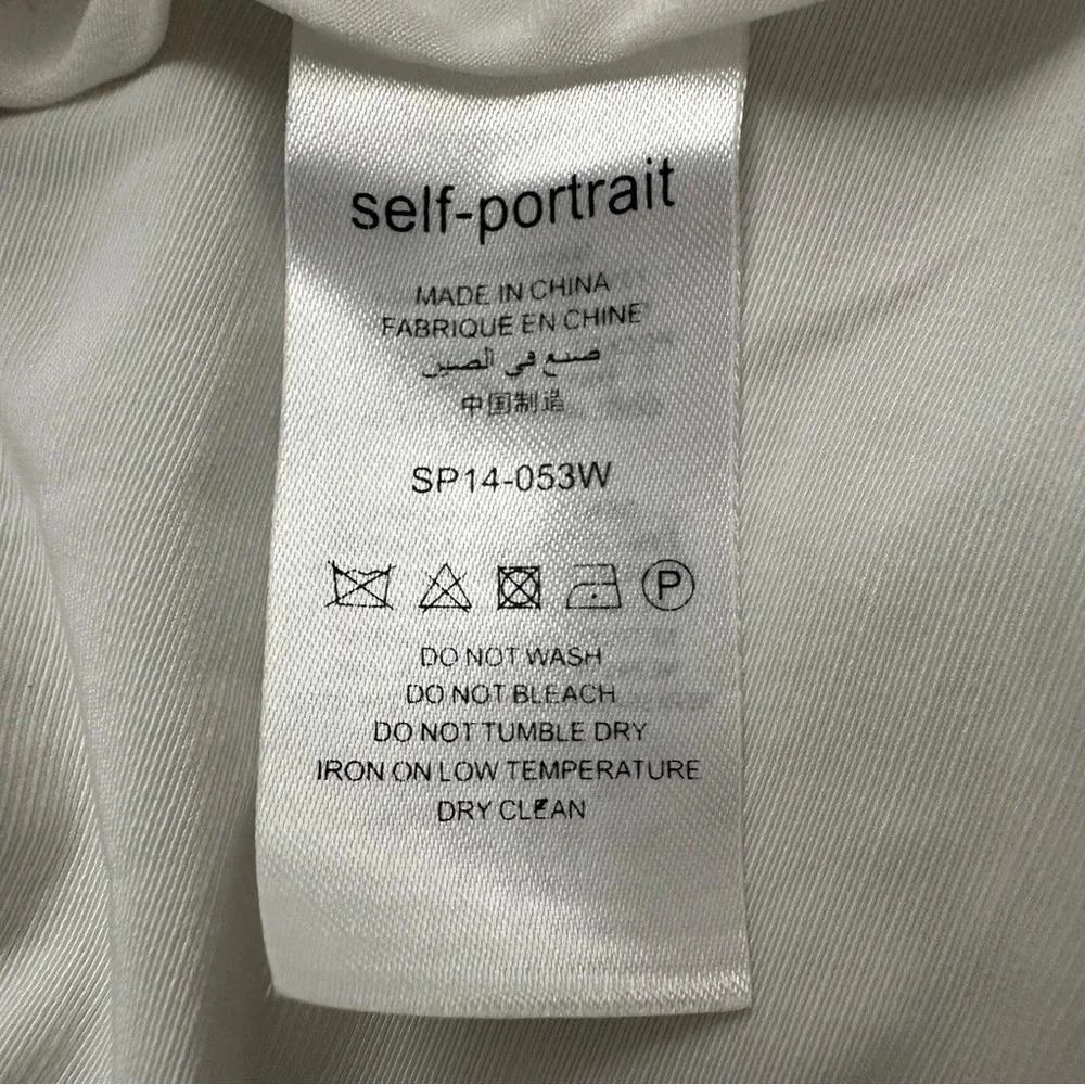 Self-Portrait White Ruffle Dress - Picture 11 of 11